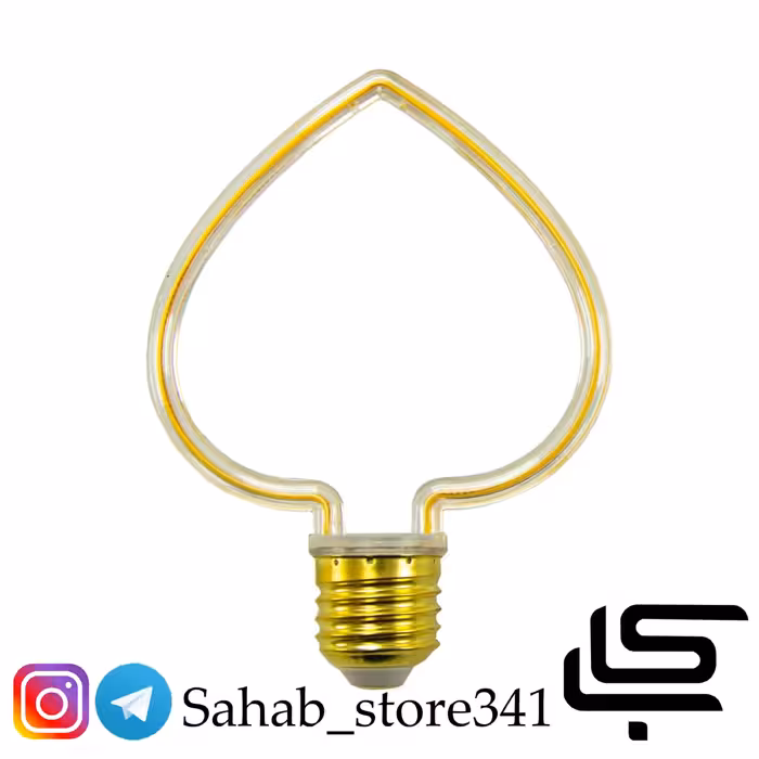 لامپ نئونی طرح قلب