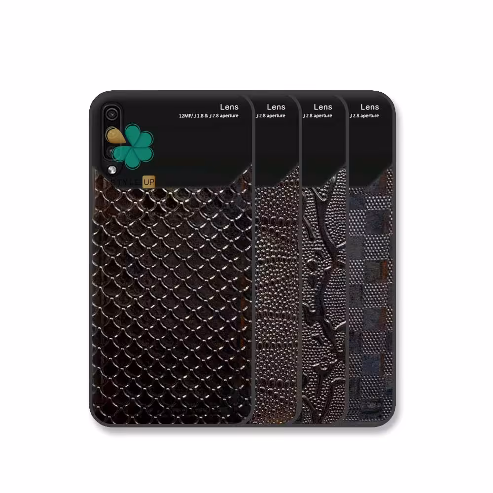 قاب پشت گلس چرمی گوشی سامسونگ Samsung A70 مدل مونت بلنک