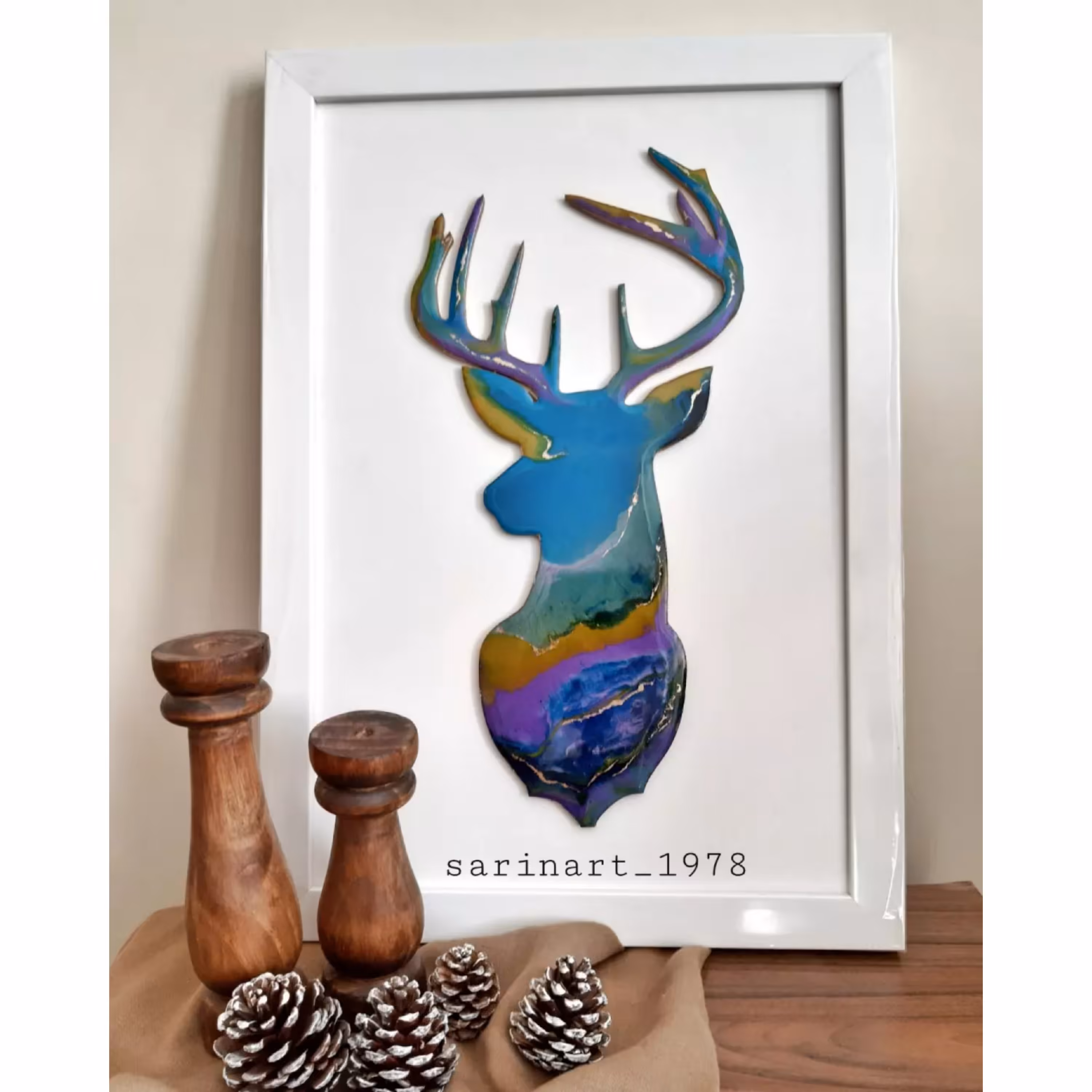 تابلوی دکوری رزینی 