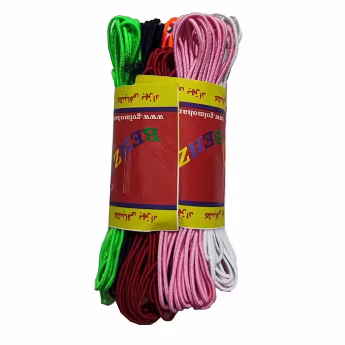 کش قیطان مدل چند رنگ طول 50 متر مجموعه 10 عددی