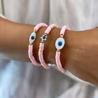 دستبند فیمو با چشم نظر