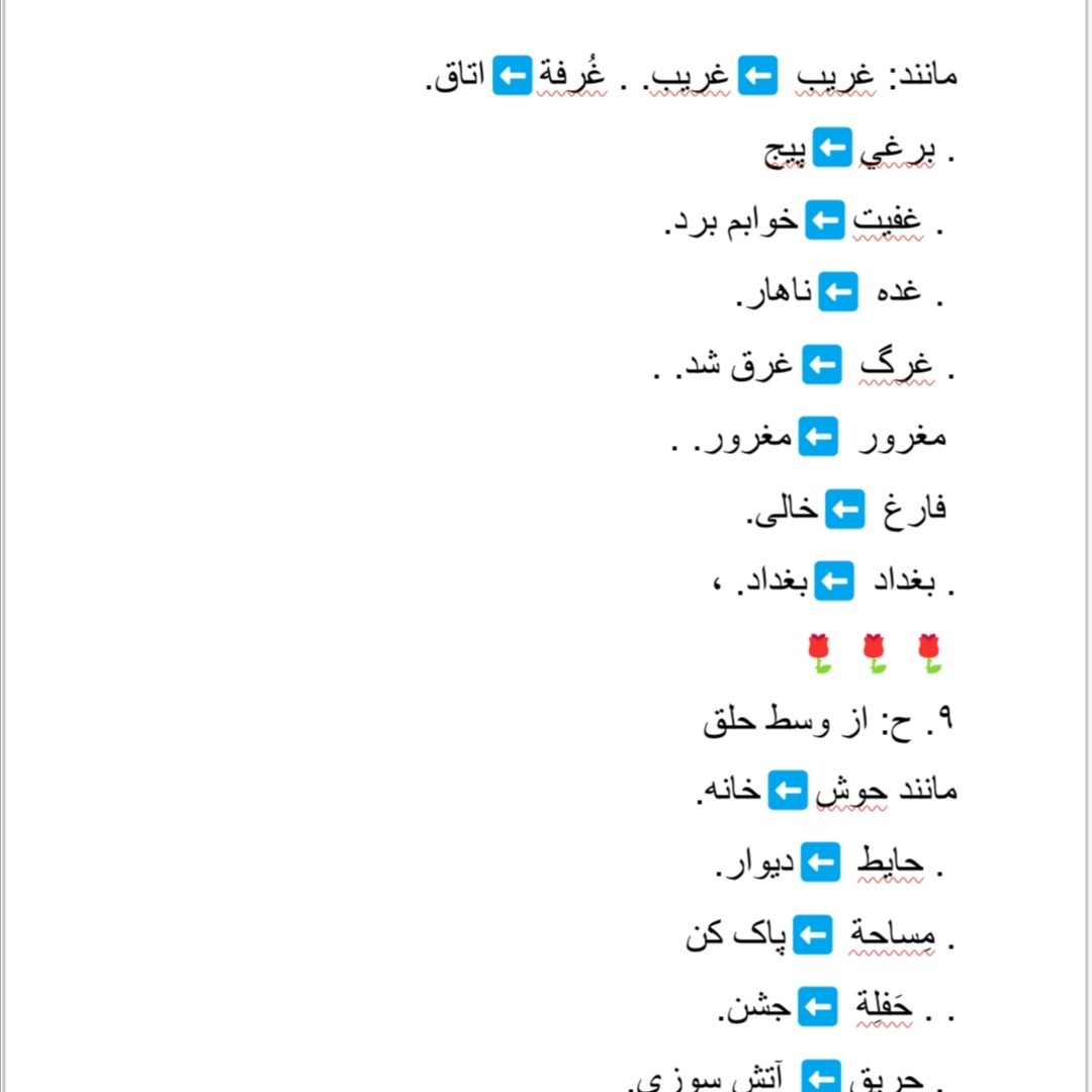 محصول آموزش لهجه عراقی مدرس اقای حسینی