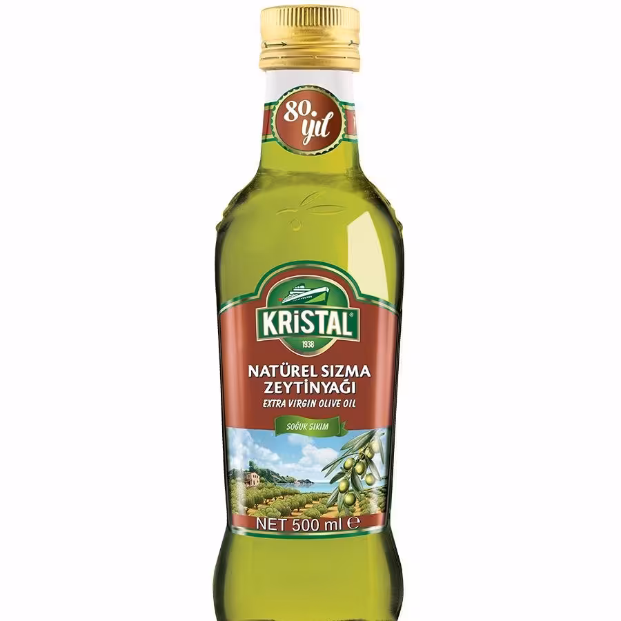 روغن زیتون فرابکر کریستال KRISTAL وزن 500 میل