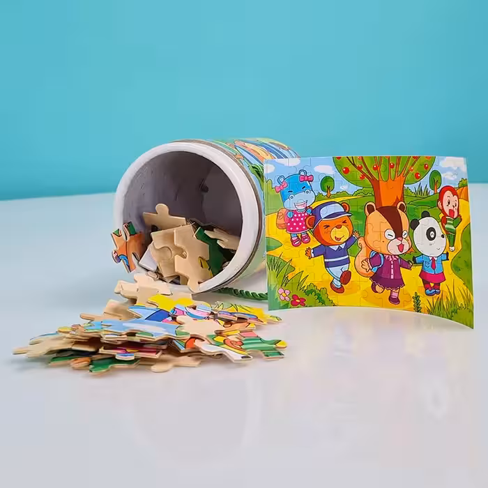 پازل استوانه ای  طرح حیوانات دانش آموز کد P/XY0060/E