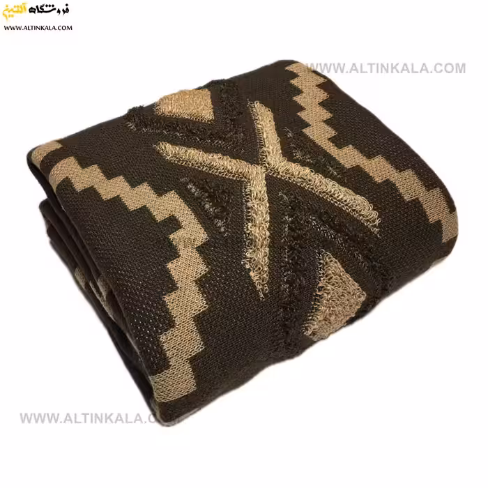 شال مبل بافت سوپر (تراکم بالا) طرح پانچو سایز 150×200