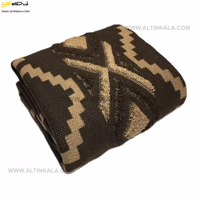 شال مبل بافت سوپر (تراکم بالا) طرح پانچو سایز 150×200