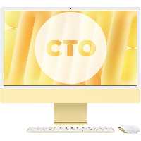 آی مک 24 اینچ M4 کاستوم پردازنده 10core – 10core حافظه رم 24 گیگابایت ظرفیت 256 گیگابایت SSD زرد Z1EK00090 - Hiappleir