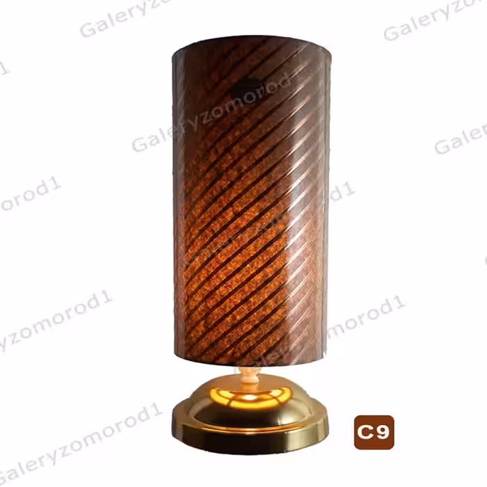 آباژور رومیزی طرح دار کد C9