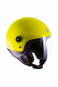 کلاه کاسکت موتورسیکلت زرد موتور El Jettin سلام در مقابل ایمنی نیمه توکانو اوربانو Tucano Urbano