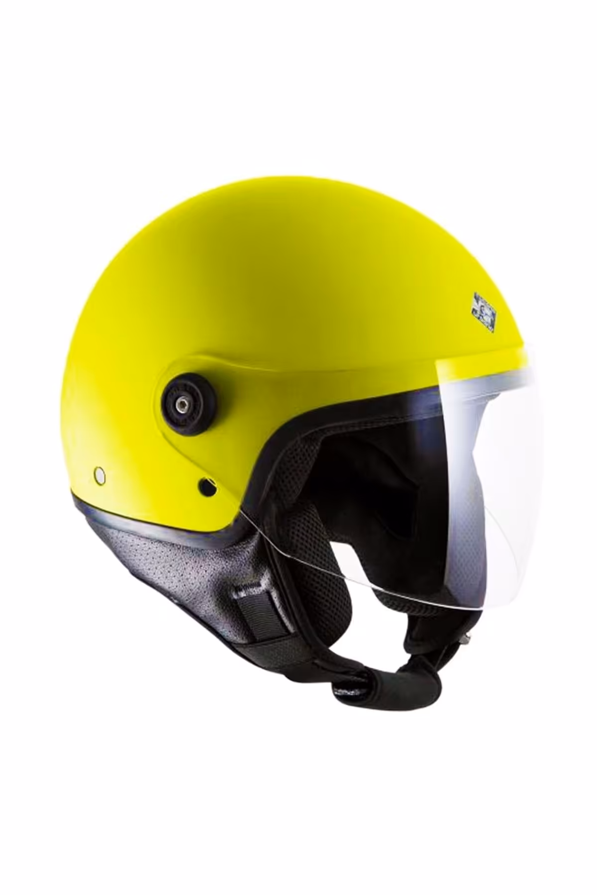 کلاه کاسکت موتورسیکلت زرد موتور El Jettin سلام در مقابل ایمنی نیمه توکانو اوربانو Tucano Urbano