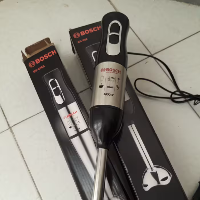 گوشتکوب برقی بوش بدنه استیل موتور سنگین 1000 وات تیغه استیل ضد زنگ یخ شکن