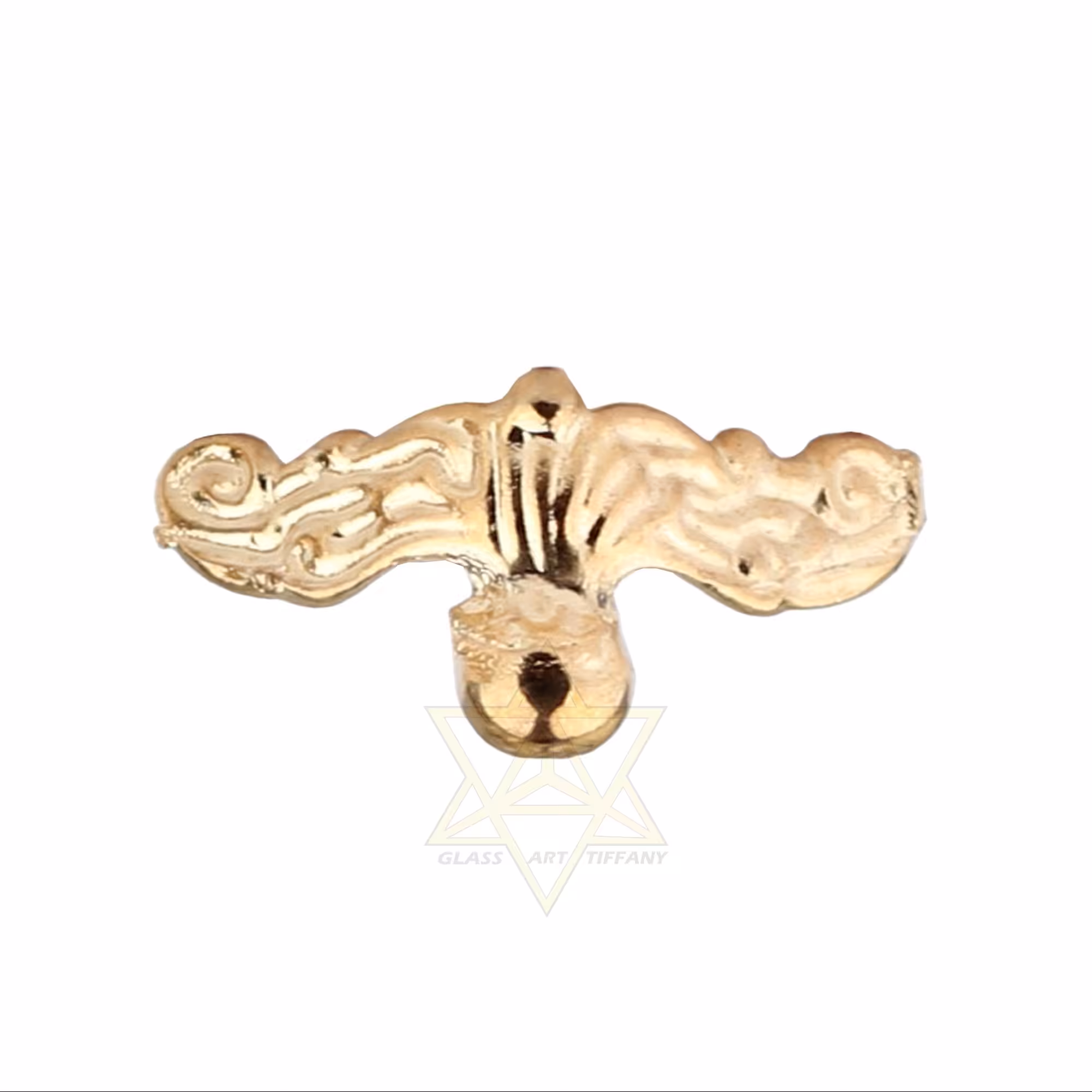 پایه عقاب کوچک طلایی برای ساخت و تزیین باکس های شیشه ای و چوبی و ظروف دکوری