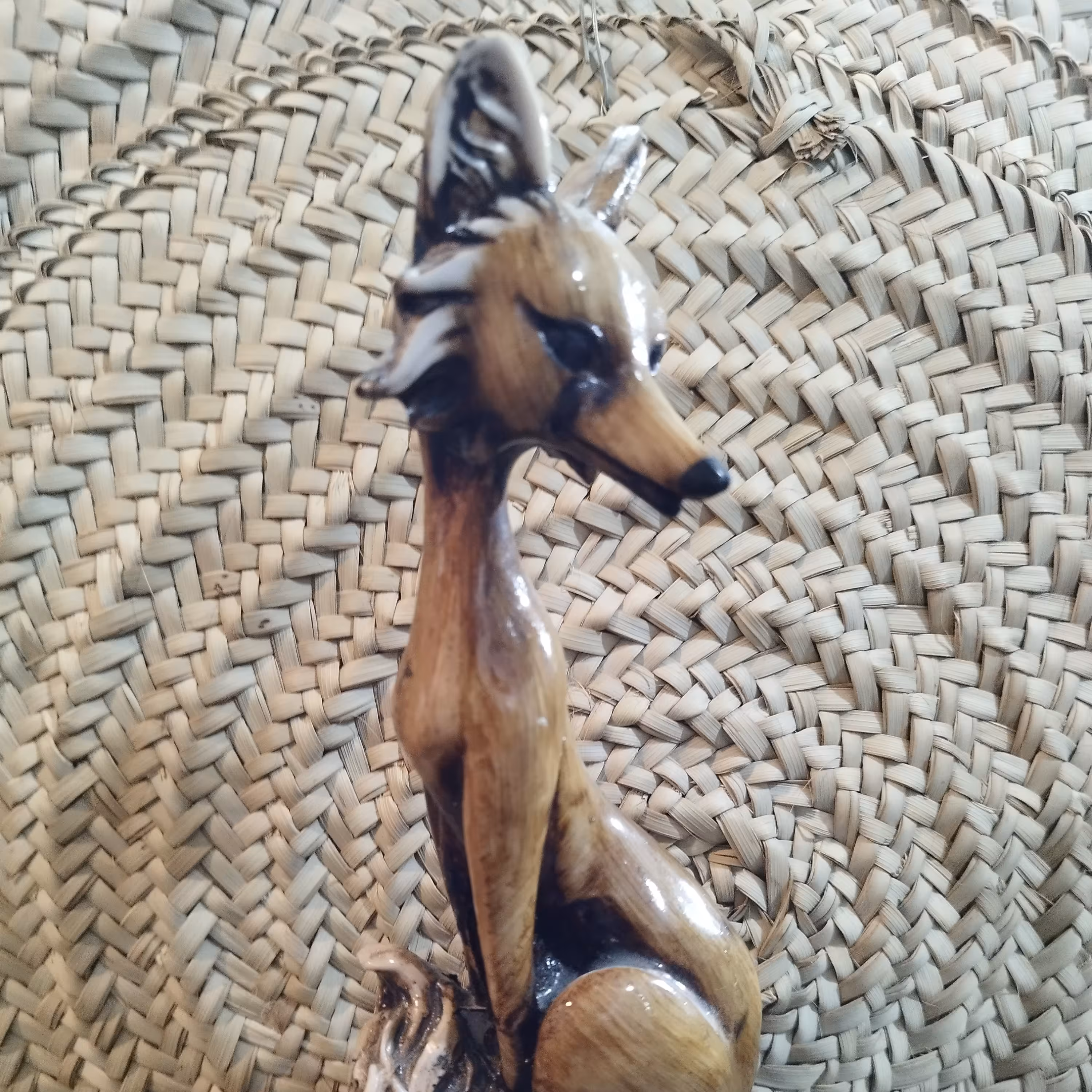 مجسمه روباه پلی استر قابل شستشو زیبا و دکوری جذاب