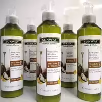 سان وی لوسیون بدن  SUNWAY BODY LOTION  حاوی روغن آرگان شی باتلر  ویتامینEوD قیمت   مصرف  قدیم