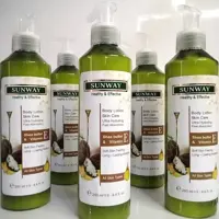 سان وی لوسیون بدن  SUNWAY BODY LOTION  حاوی روغن آرگان شی باتلر  ویتامینEوD قیمت   مصرف  قدیم