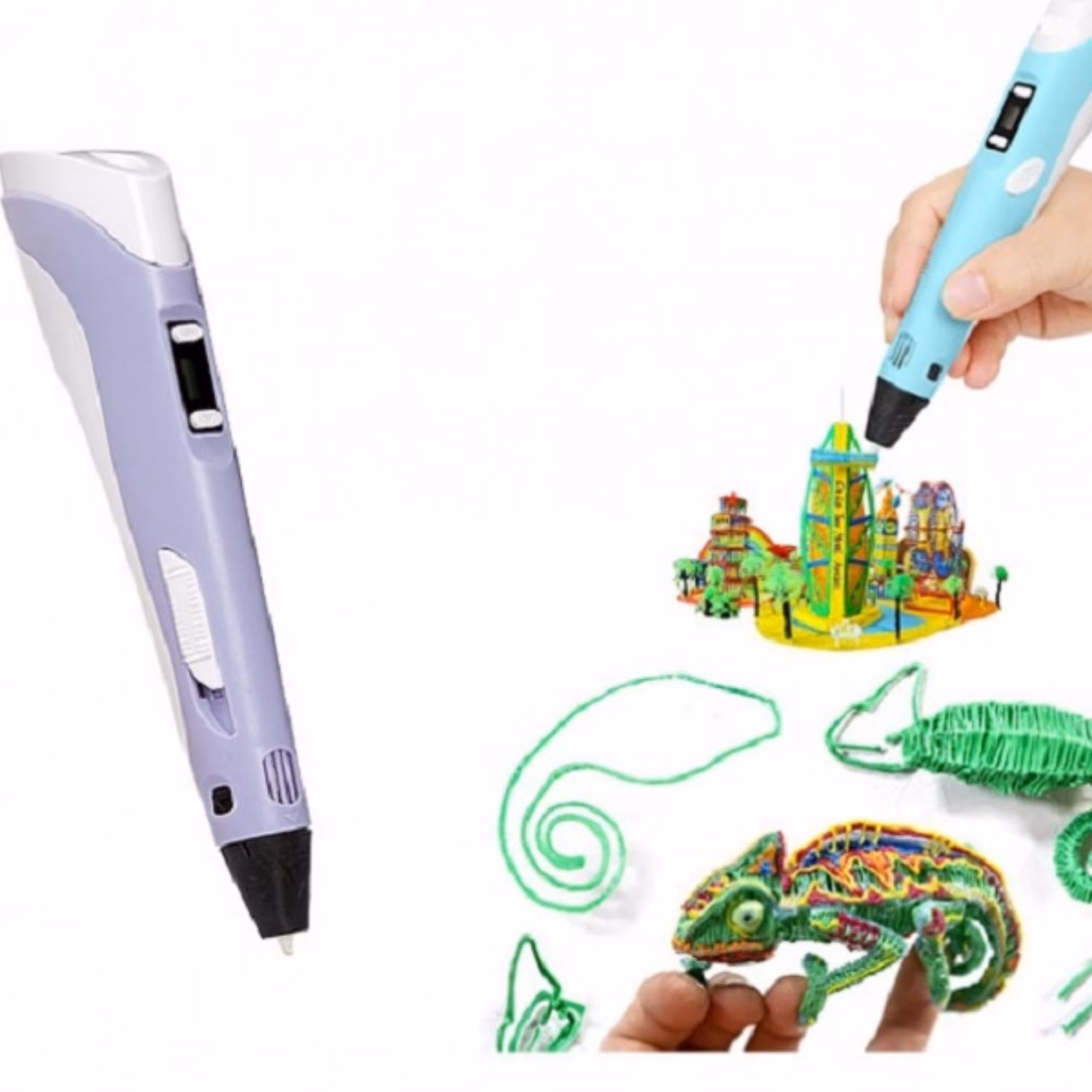 قلم خودکار طراحی سه بعدی 3D pen-2