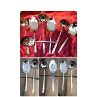 ملاقه استیل کوچک  طرح های مختلف یونیک حک یونیک 