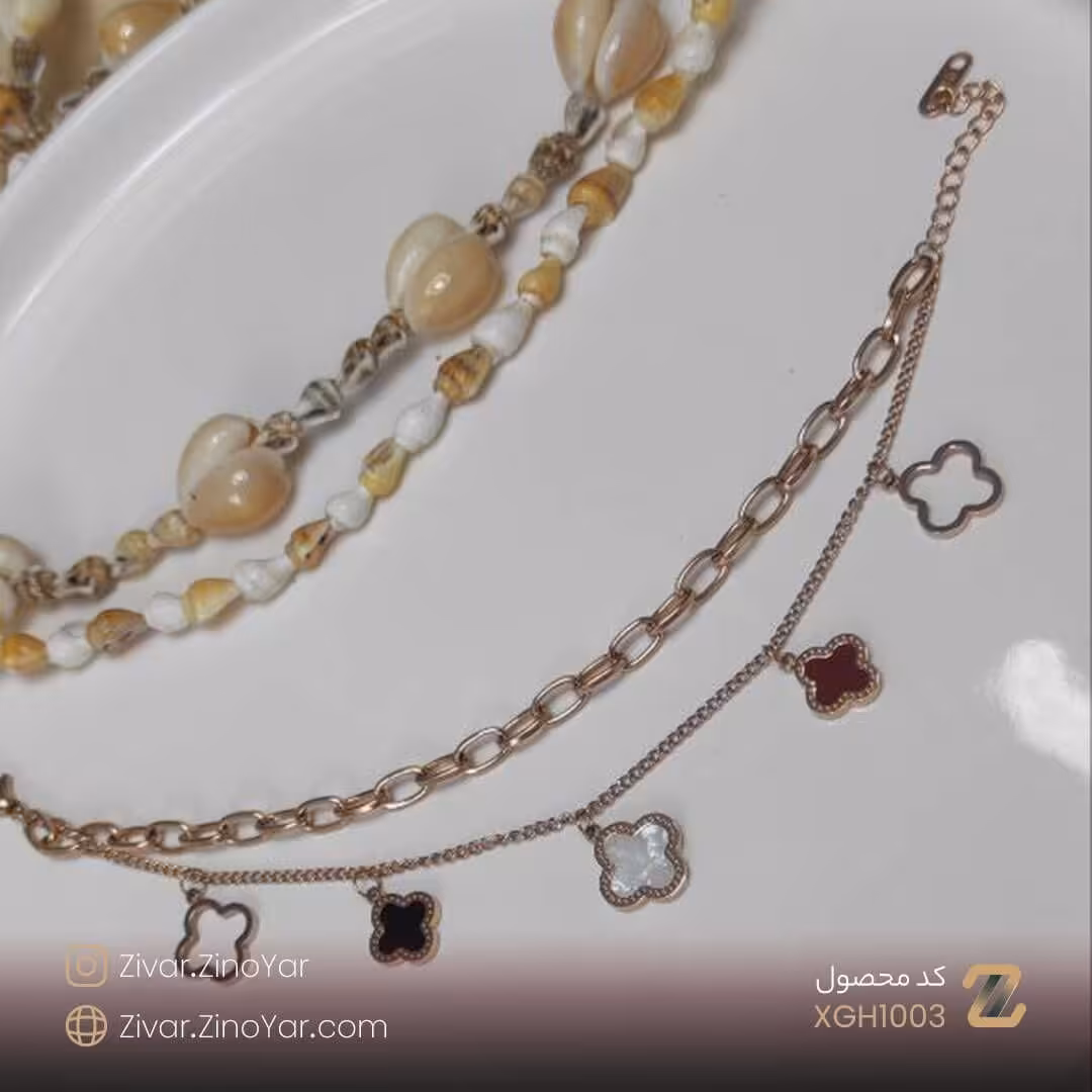 دستبند ونکلیف سه رنگ رزگلد استیل – کد XGH1003
- بدلیجات 