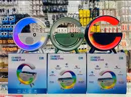 اسپیکر بلوتوثی دارای شارژر وایرلس و LED مدل G500