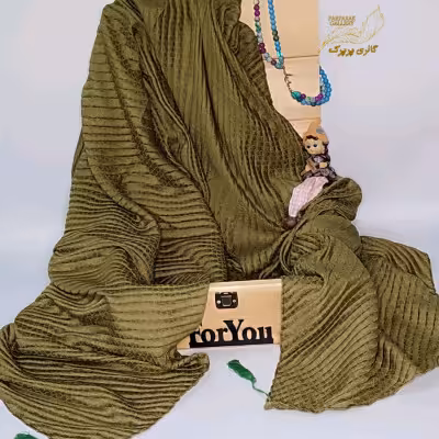 شال پفکی منگوله دار