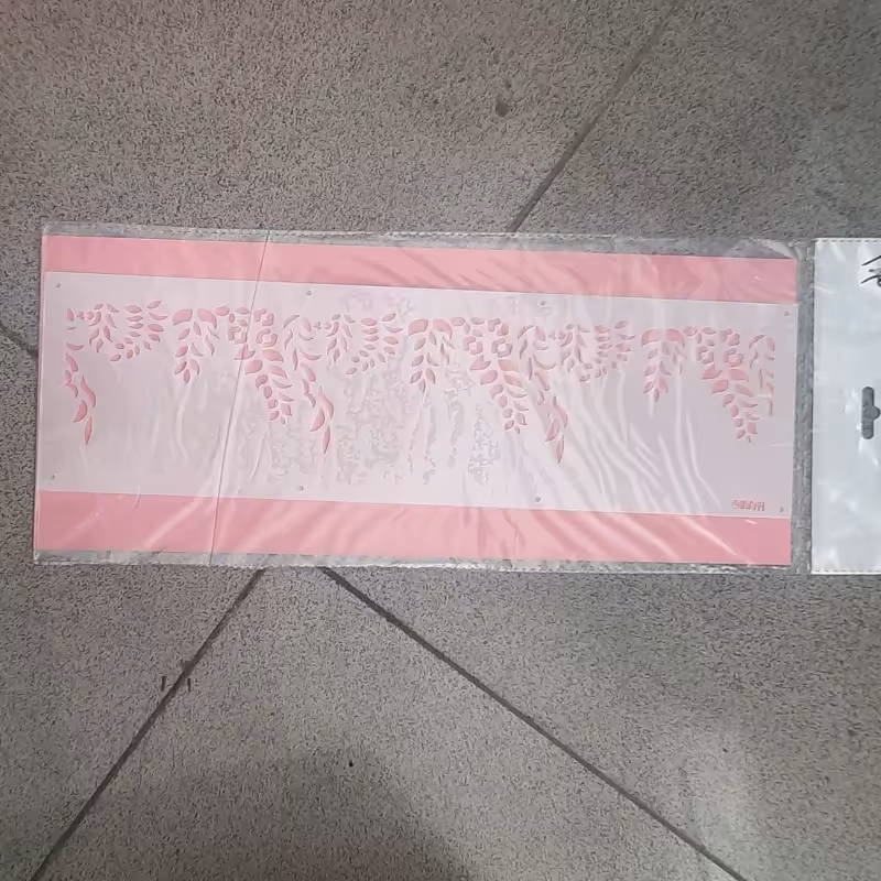 استنسیل نواری حاشیه برگ