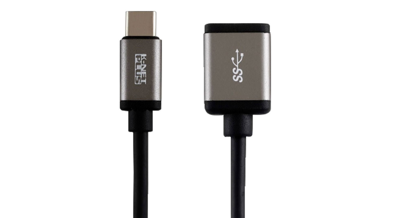 کابل مبدل OTG USB-C کی نت پلاس مدلKP-C2003 طول 02 متر