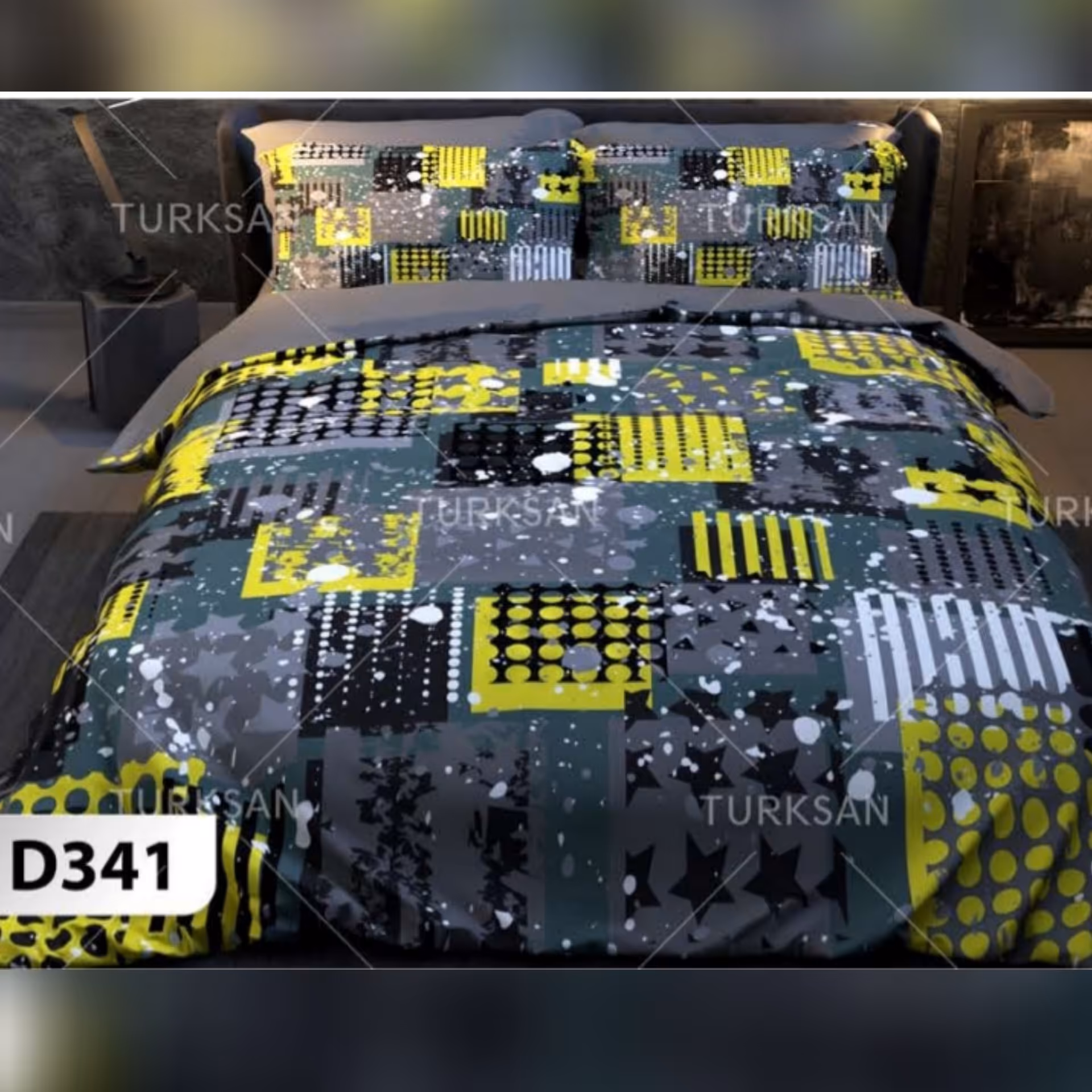 روتختی دونفره ترکسان 6تکه کدD341الیاف ویسکوز  400گرمی میکروتنسل 