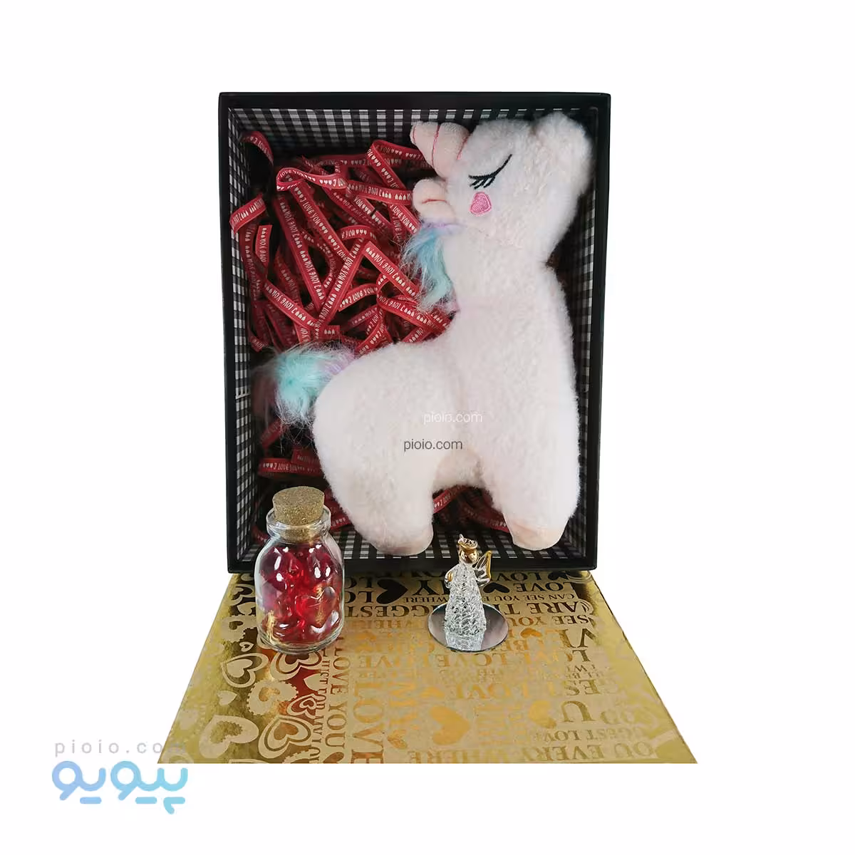 پک کادو ولنتاین با عروسک گونه قلبی