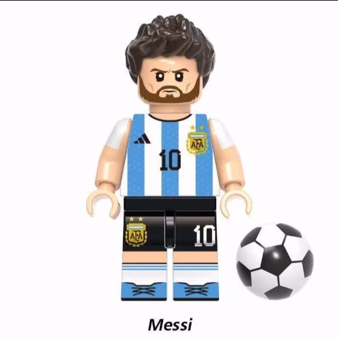 لگو مینی فیگور مسی با لباس آرژانتین سری فوتبالی