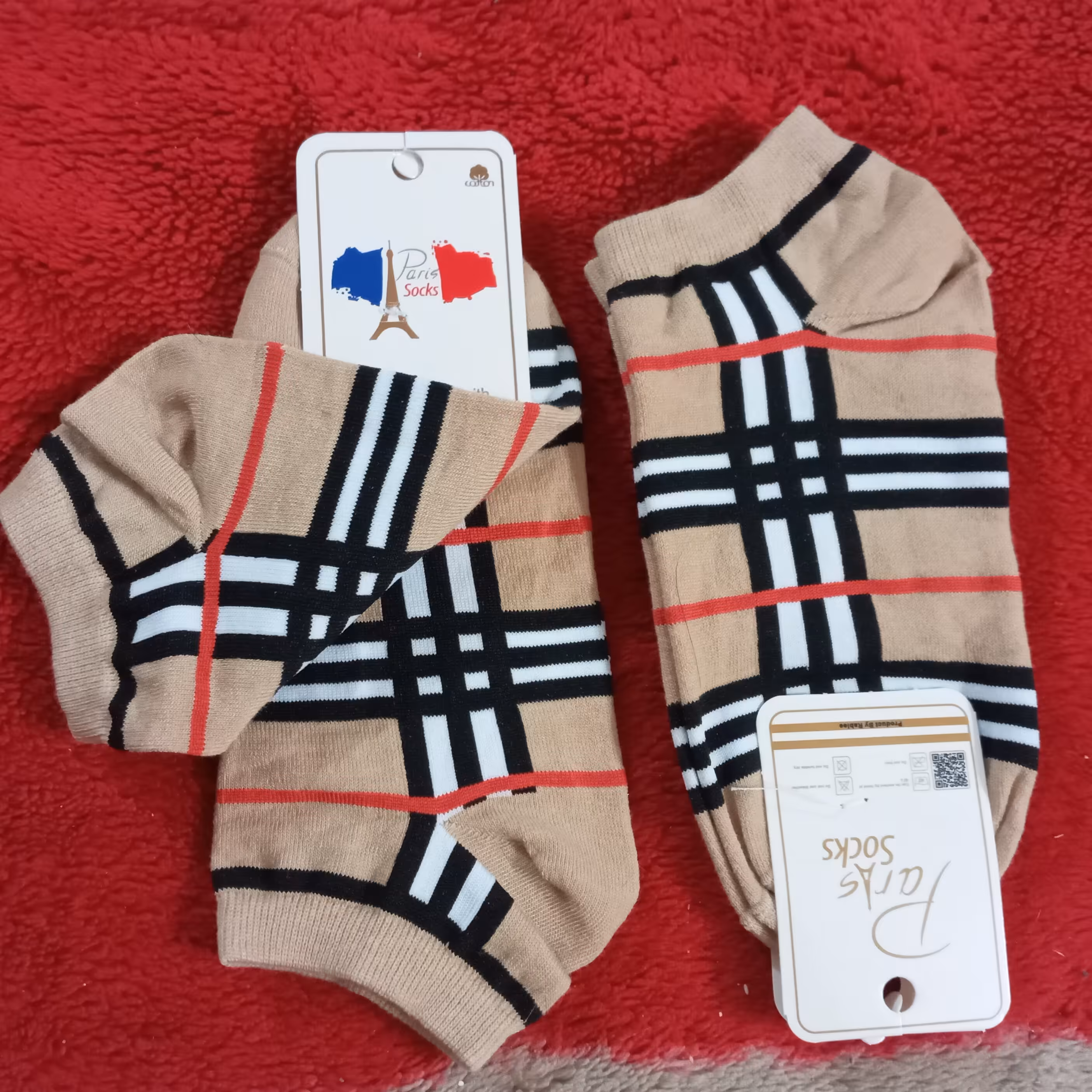 جوراب  دخترانه و زنانه مچی طرح چهارراه از برند پاریس