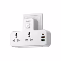 آداپتور دیواری محافظ برق بلو پبل - فروشگاه اینترنتی زومیکس