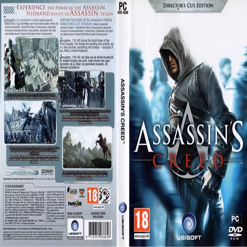 بازی کامپیوتری assassins creed 1