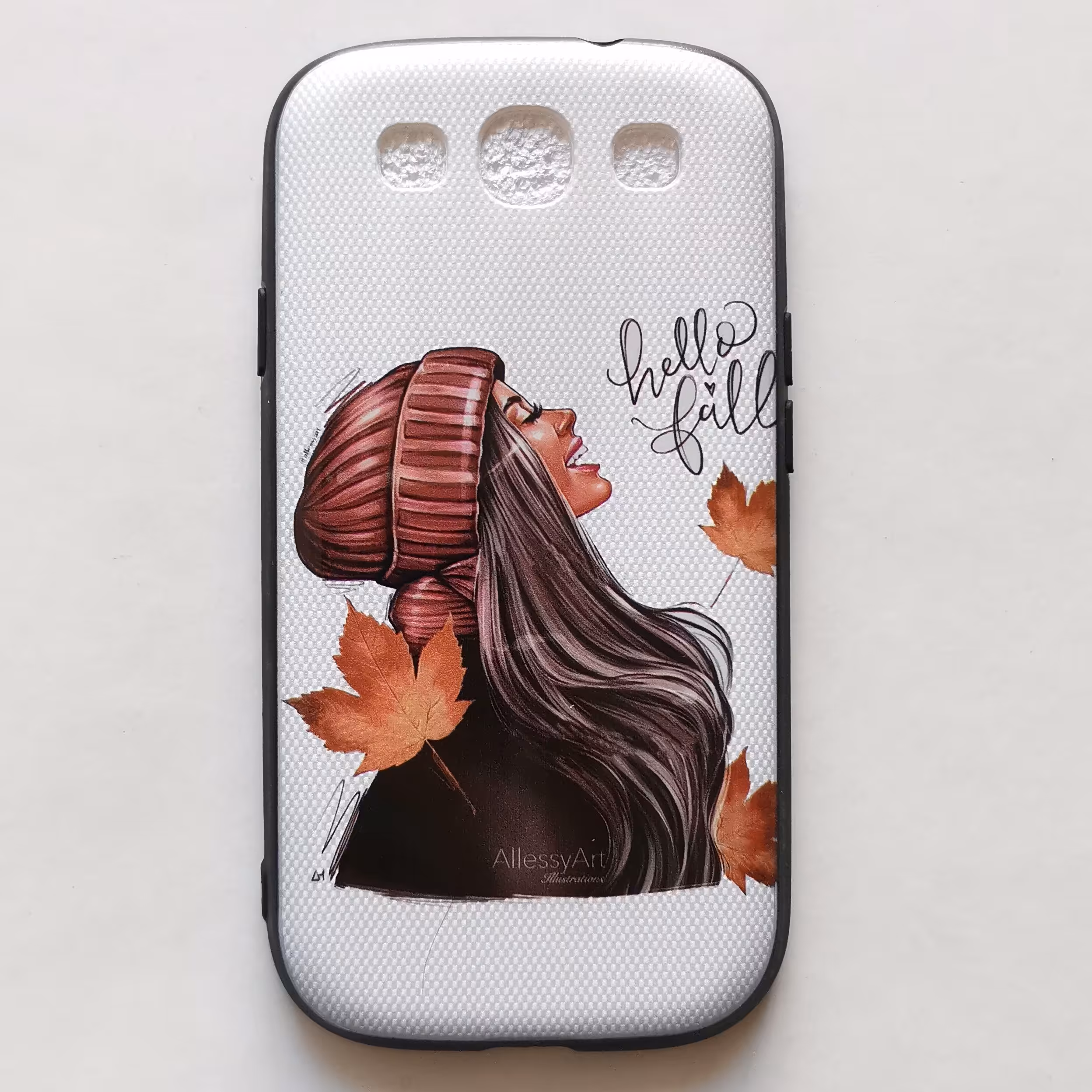 قاب طرحدار  دختر مناسب گوشی سامسونگ S3