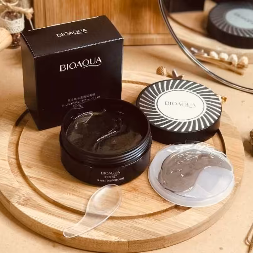 پچ  زیر چشم مروارید سیاه بیوآکوا دارای بارکد اصالت کالا وهولوگرام دار 