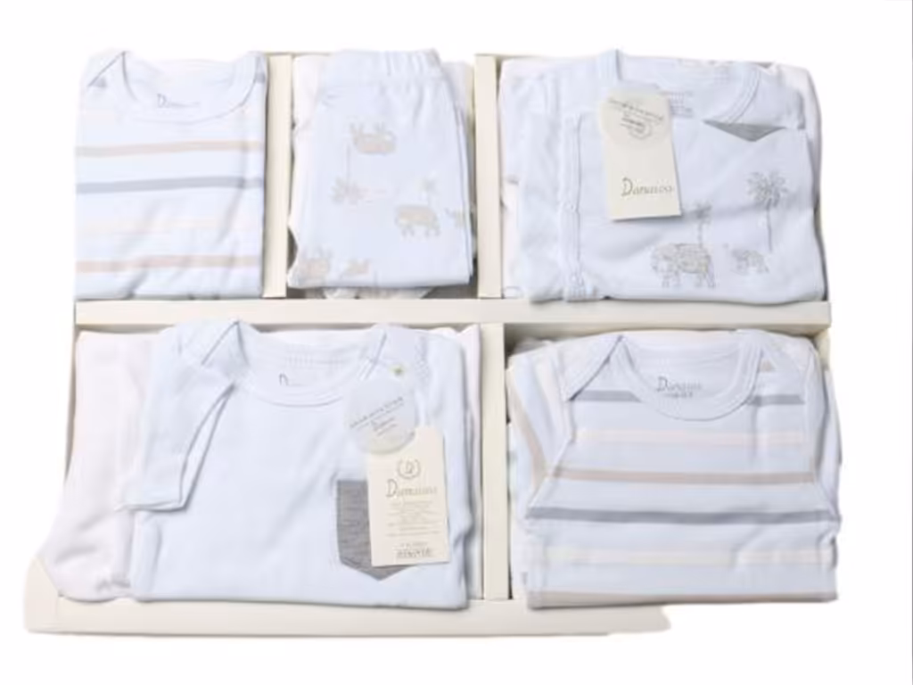 ست بیمارستانی 17 تکه نوزادی پسرانه طرح فیل آبرنگی دانالو Danaloo