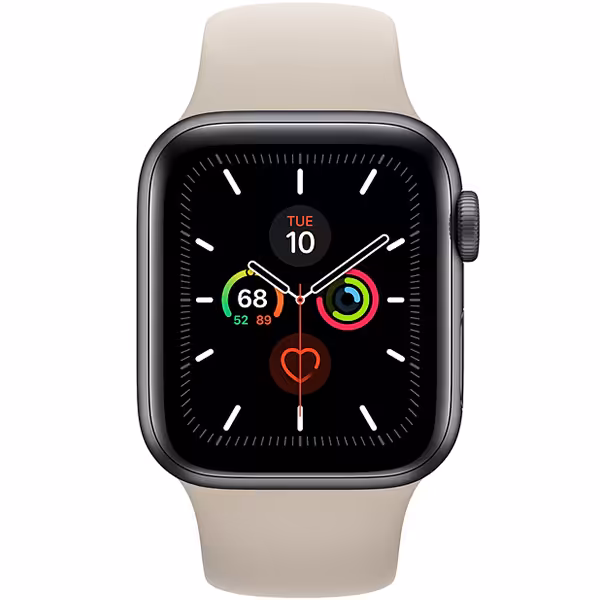 سری 5 اسپرت زنانه 40 میلیمتری Space Gray Aluminum Case with Stone Sport Band - Hiapple.ir