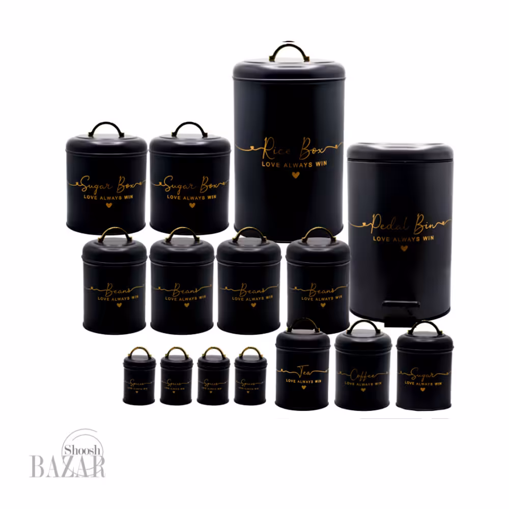 سرویس آشپزخانه 1 15 پارچه بی وی کی مدل love کد 805691