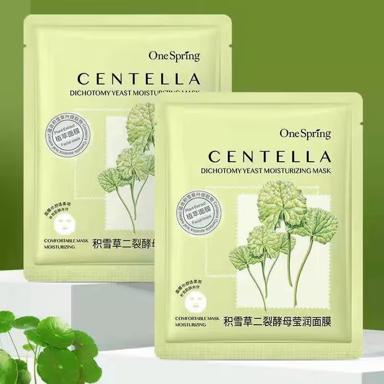 ماسک ورقه ای عصاره گیاه سنتلا centella وان اسپرینگ - ONE SPRING
