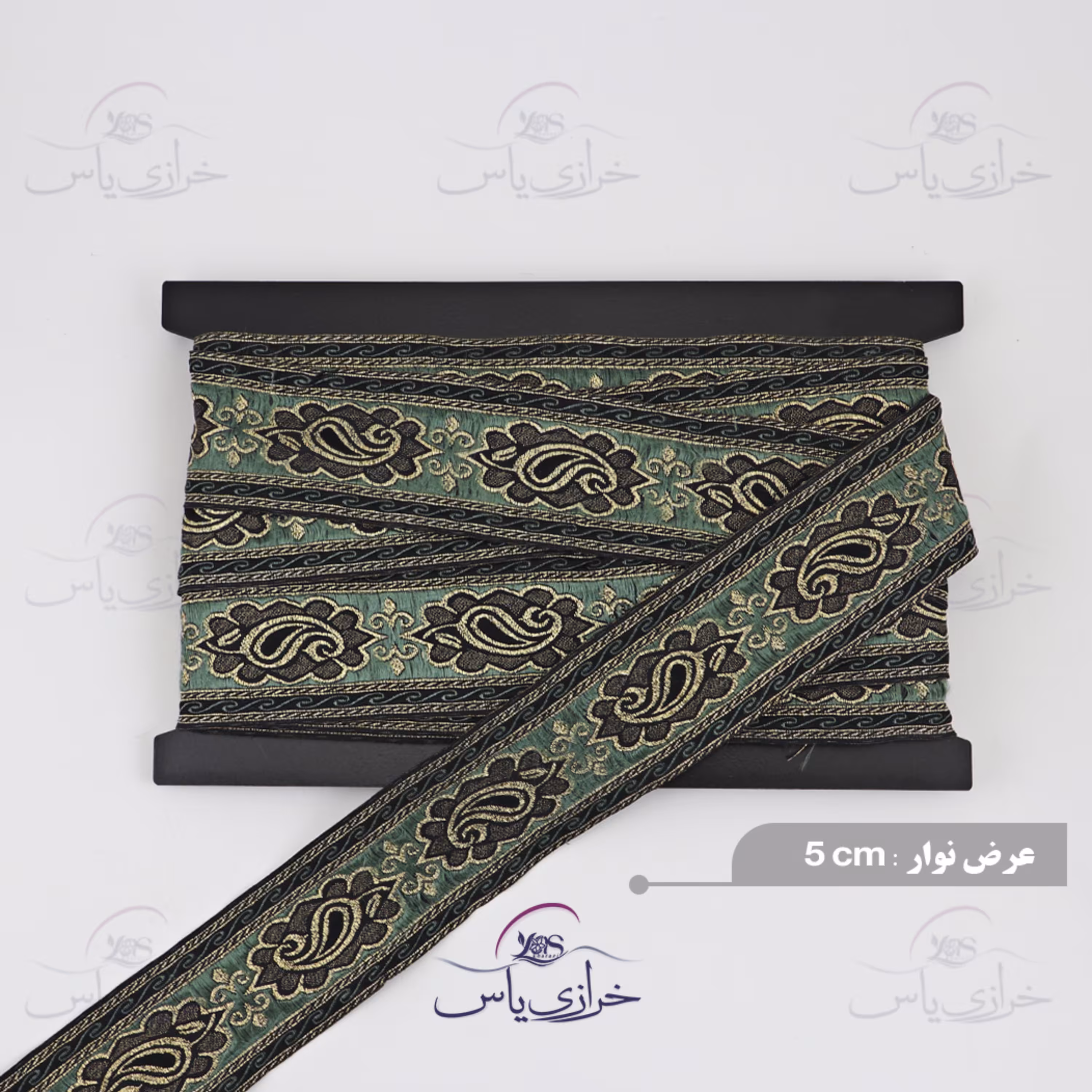 نوار سنتی بافت عرض 5 سانت کد 52