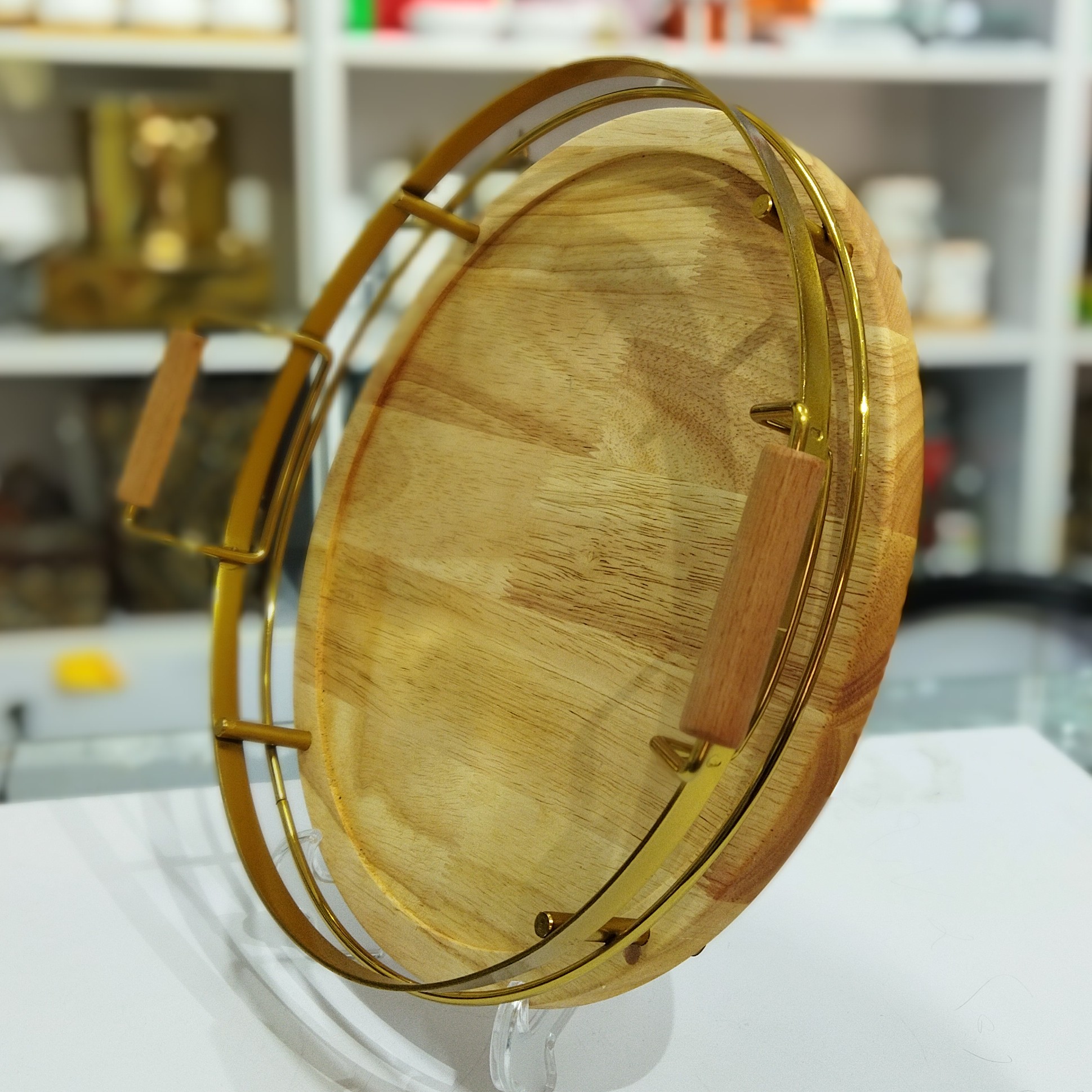 سینی کف چوبی فرم برنج