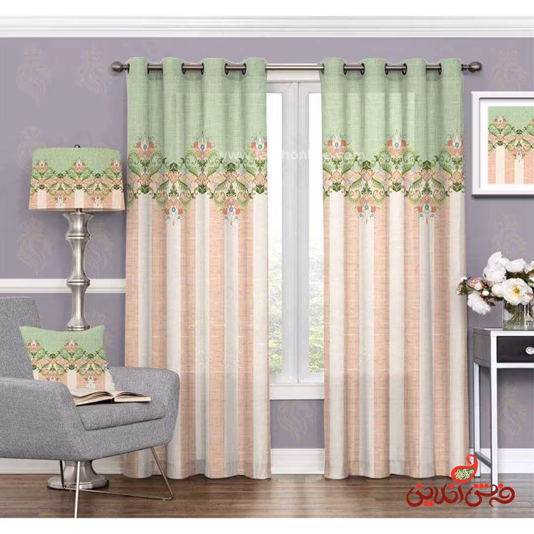 پرده طرح سنتی کد 3503