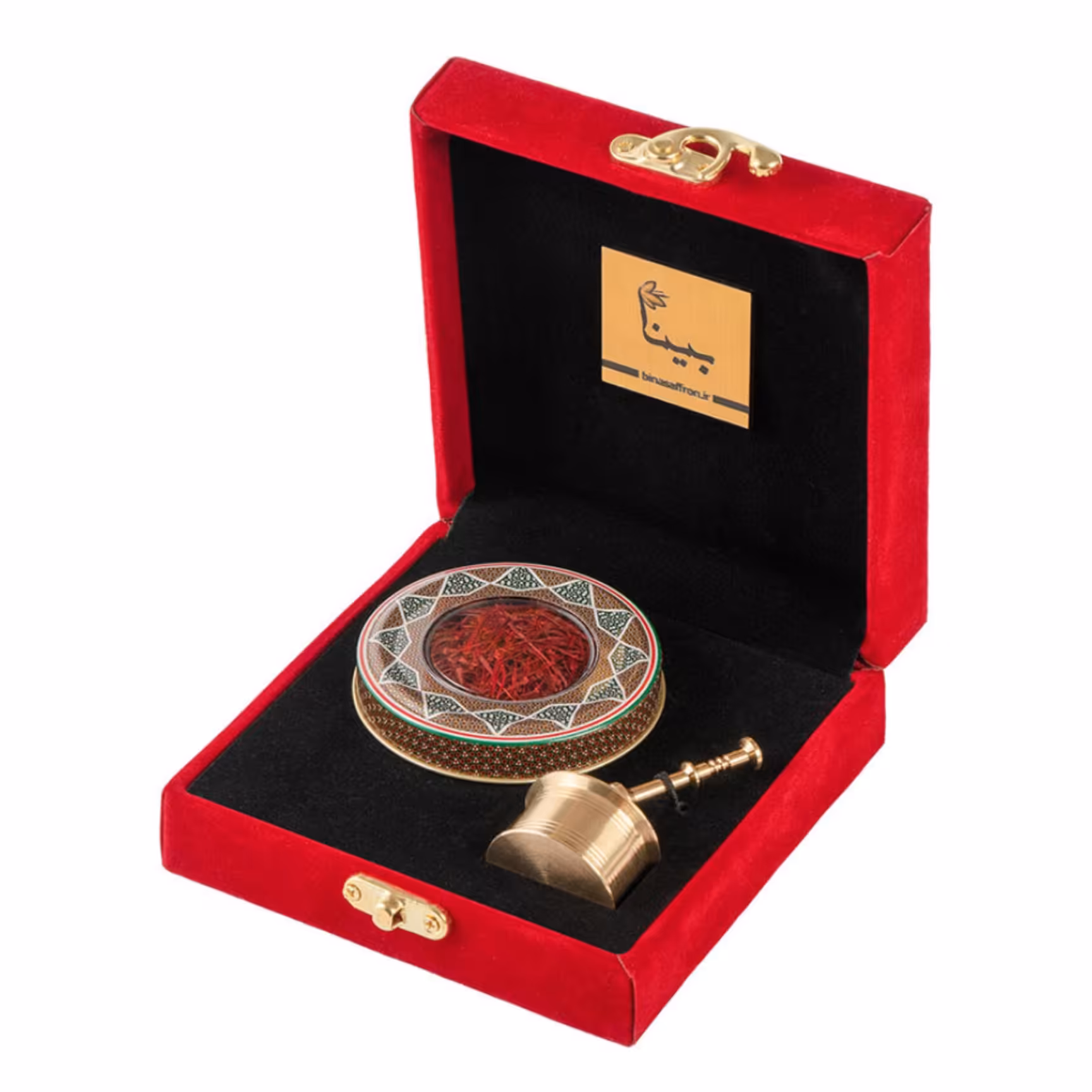 زعفران اصل قاینات روستای اندریک یک مثقال معادل 4.6 گرم با بسته بندی شکیل مناسب برای هدیه 