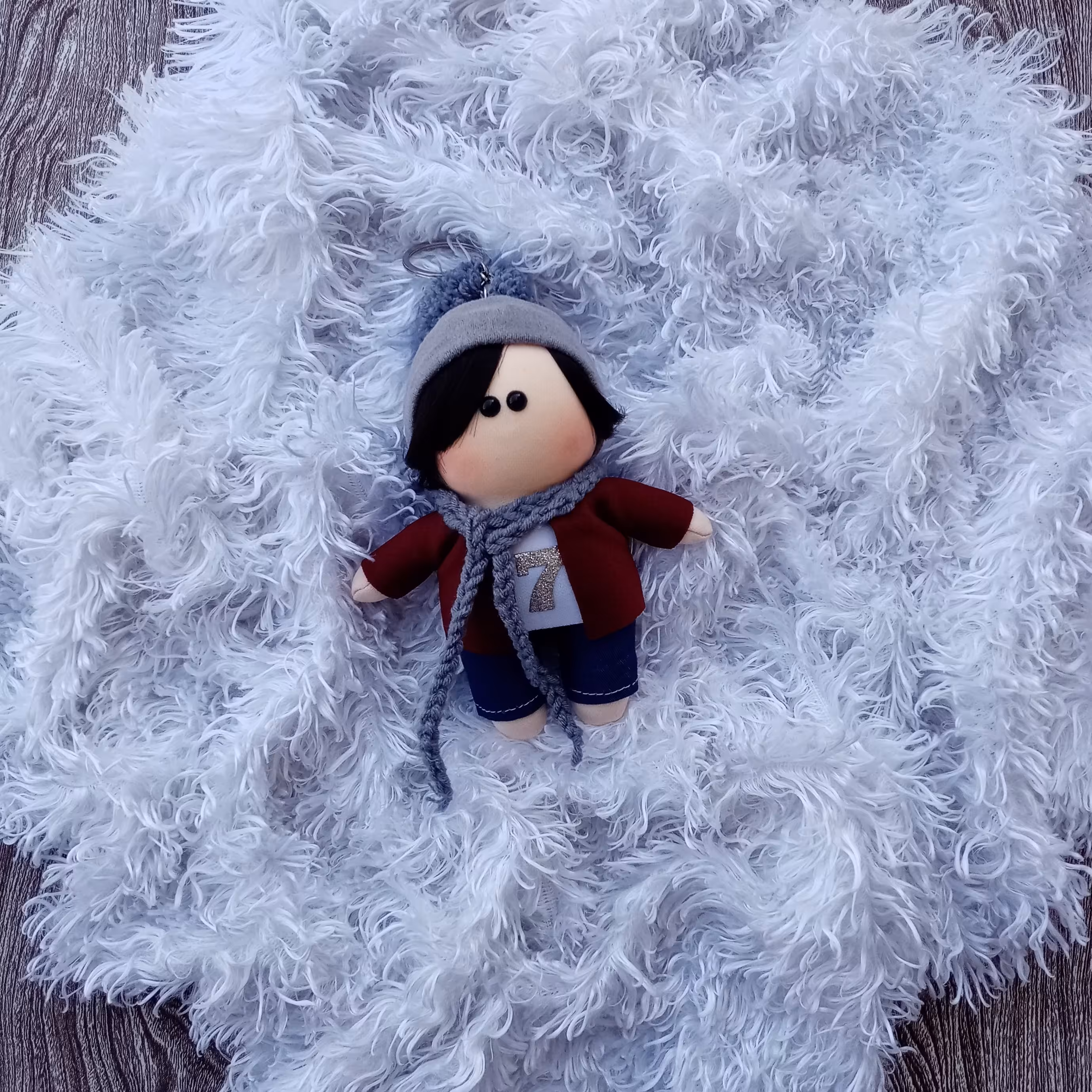 عروسک آویز پسرونه 13 سانتی. خاص وزیبا. 