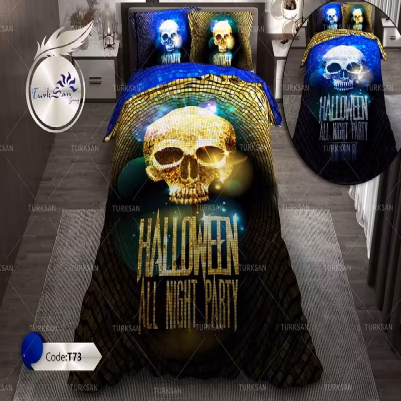 سرویس روتختی ترکسان کد T-73 یکنفره 4 تکه دو رو 