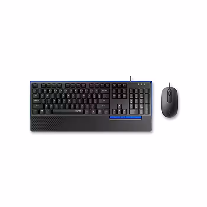 کیبورد و موس سیمی رپو مدل Rapoo NX2000 Wierd Optical Mouse & Keyboard
