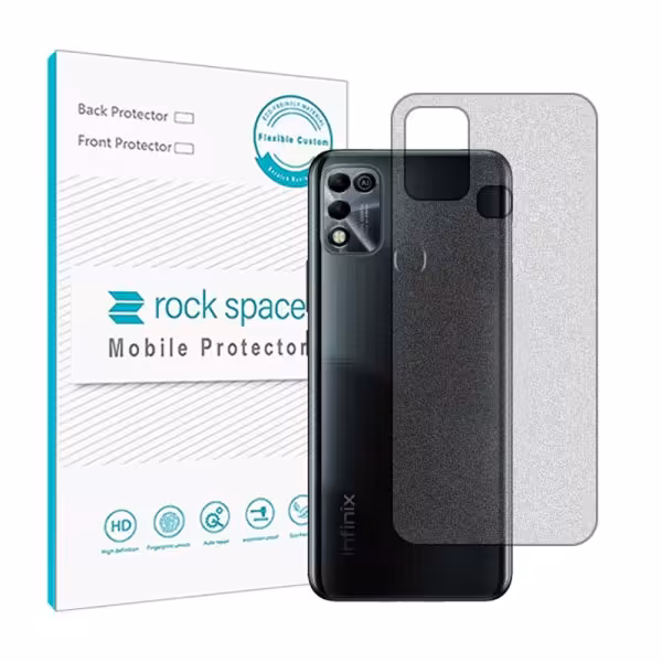 گلس محافظ پشت گوشی اینفینیکس H0t 11 Play مدل نانو هیدروژل مات برند راک اسپیس کد 18841M