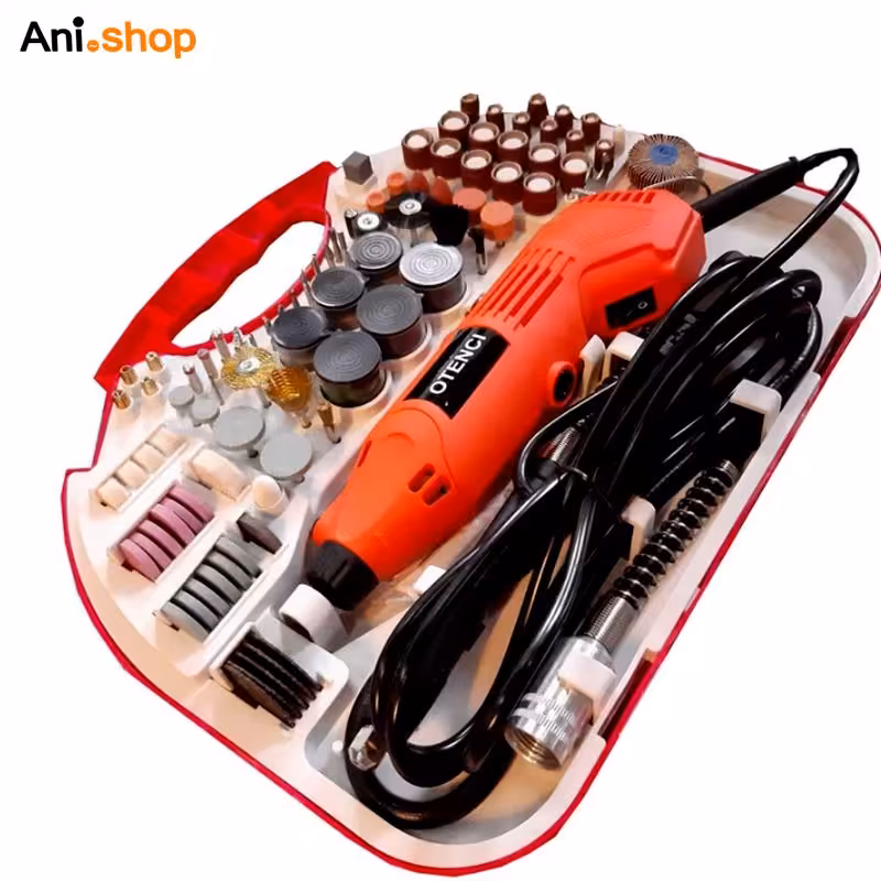 مجموعه 210 عددی فرز انگشتی اوتنسی مدل rotary tool
