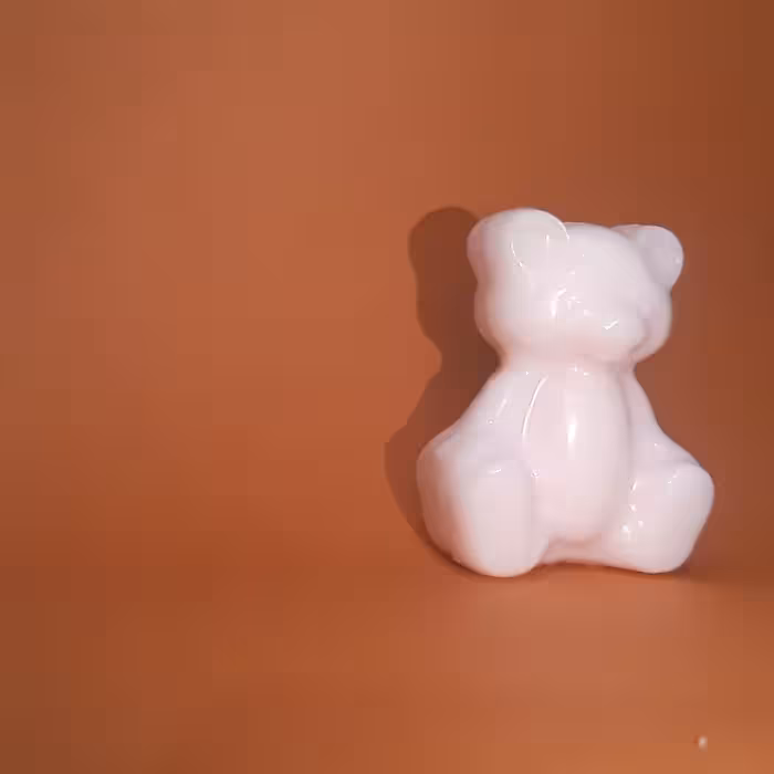  عروسک فانتزی خرس سیلیکونی(ضداسترس)رنگنبندی متنوع 