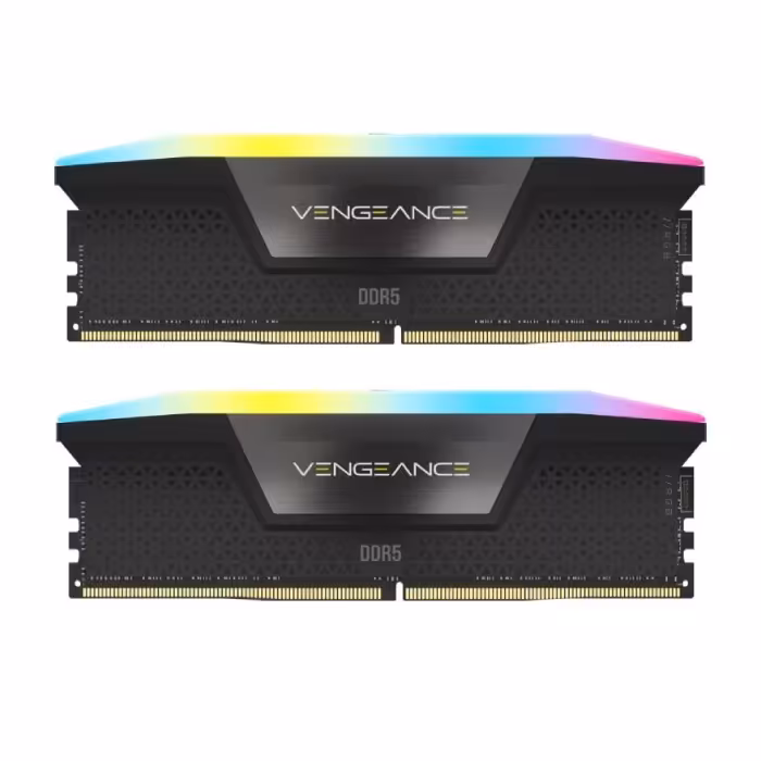 رم دسکتاپ DDR5 دو کاناله 7200 مگاهرتز کورسیر مدل VENGEANCE RGB ظرفیت 96 گیگابایت CL40