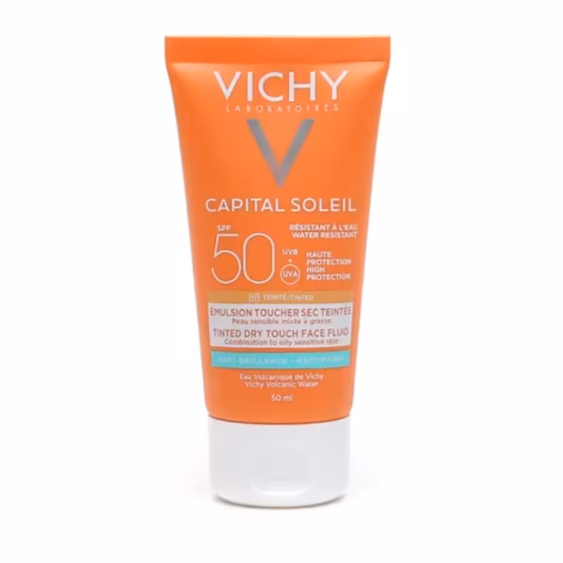 VICHY CAPITAL SOLIEL spf 15 bb  ضد افتاب و بی بی کرم ویشی مدل کپیتال سولیل (معیوب)